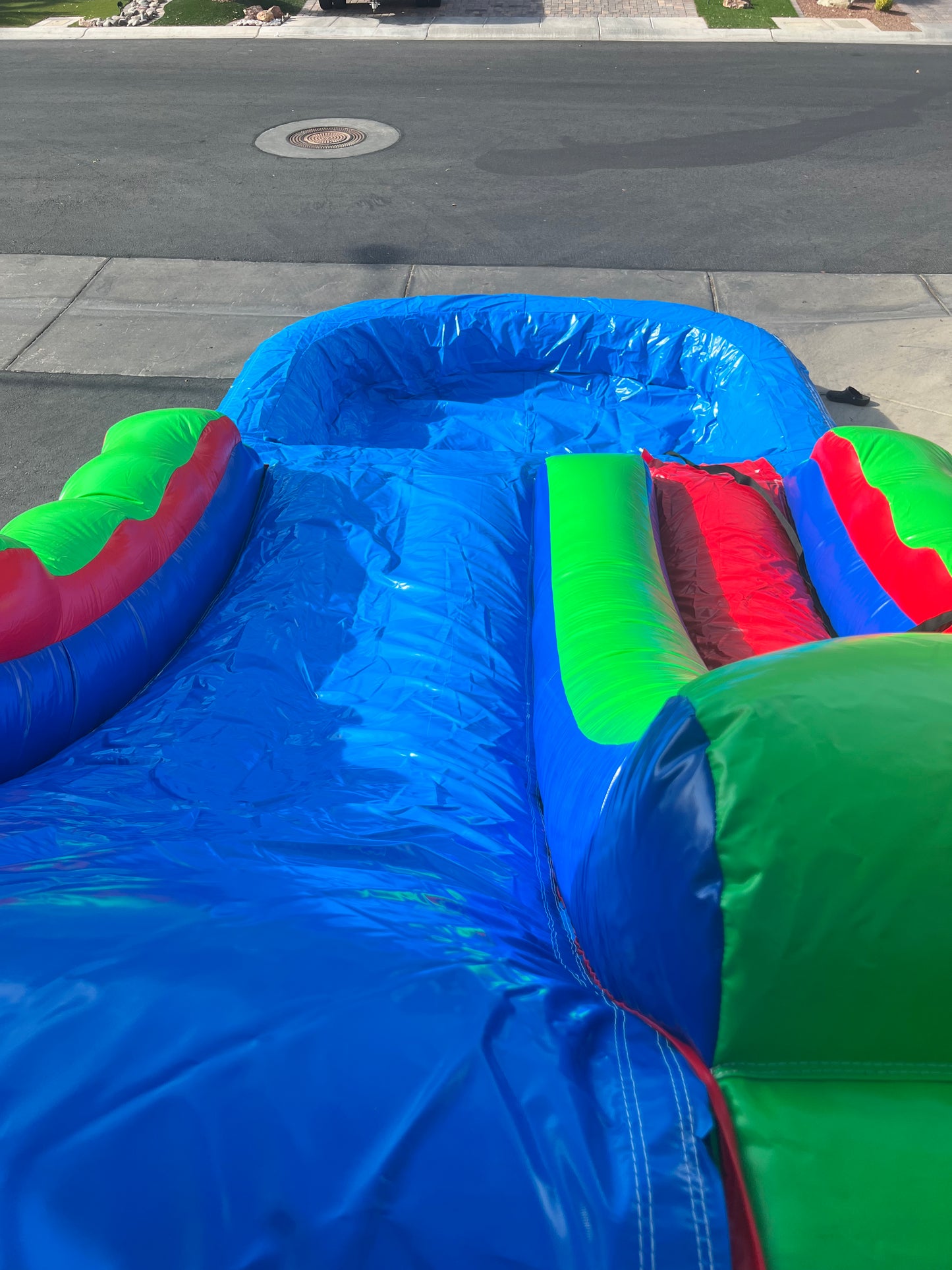 14FT GREEN FRONT LOAD WATER SLIDE